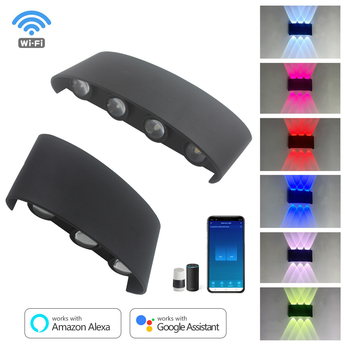 6W 8W RGBW Up Down LED Wall La - đánh giá và giá Smart Garden Rooms