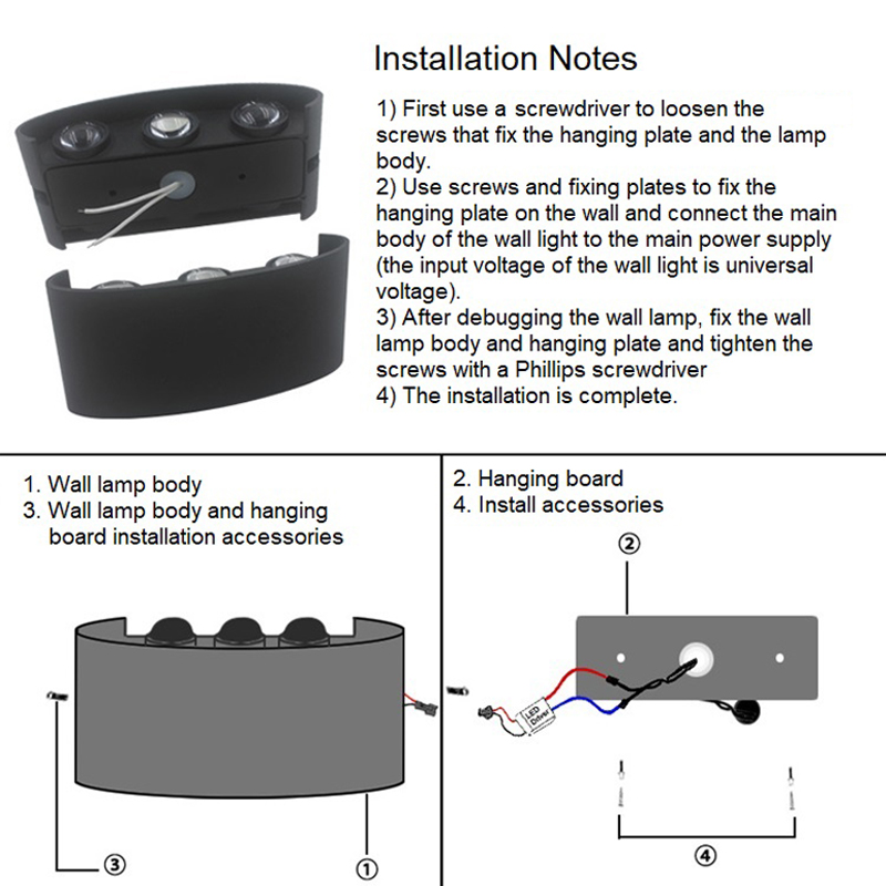 6W 8W RGBW Up Down LED Wall La - đánh giá và giá Smart Garden Rooms