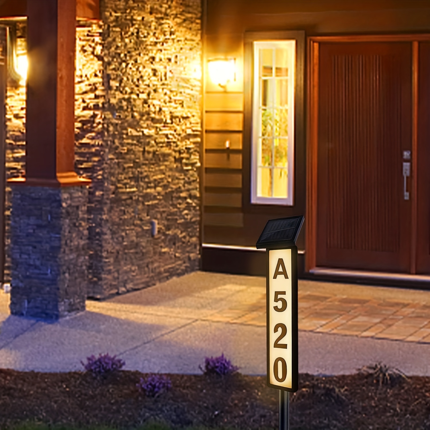 Solar-Powered Door Sign Lights - đánh giá và giá Smart Garden Gate
