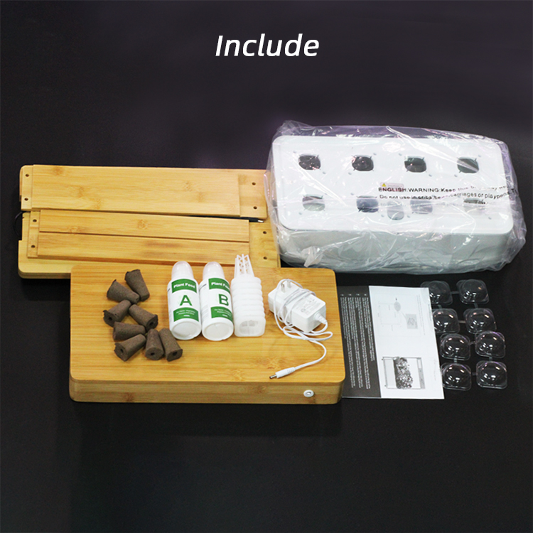 Bamboo Nature 8 Pods Home Hydr - đánh giá và giá Smart Pod Garden