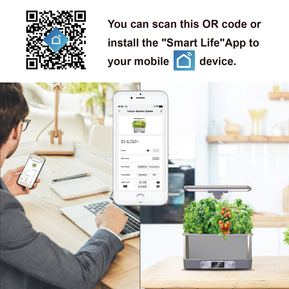 Tuya WiFi Indoor Garden Hydopo - đánh giá và giá Smart Pod Garden