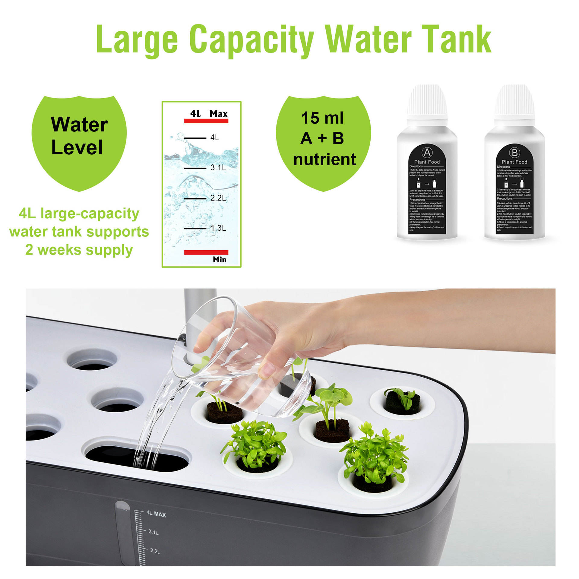 Hydroponic Growing System Indo - đánh giá và giá Smart Pod Garden