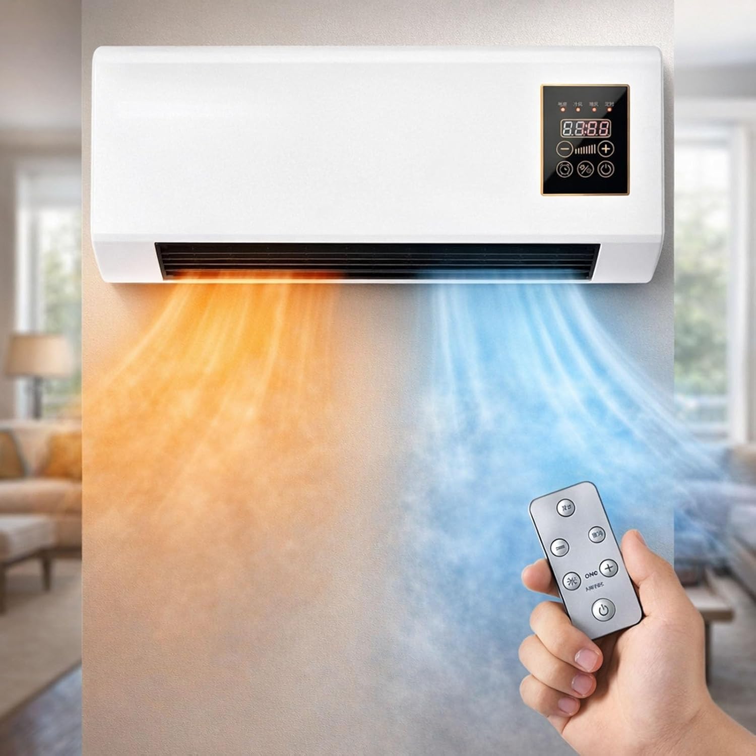 Portable Wall-Mounted Air Cond - đánh giá và giá Smart Garden Rooms