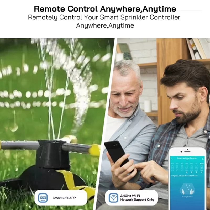 Tuya WiFi Smart Sprinkler Cont - đánh giá và giá Smart Garden Zone