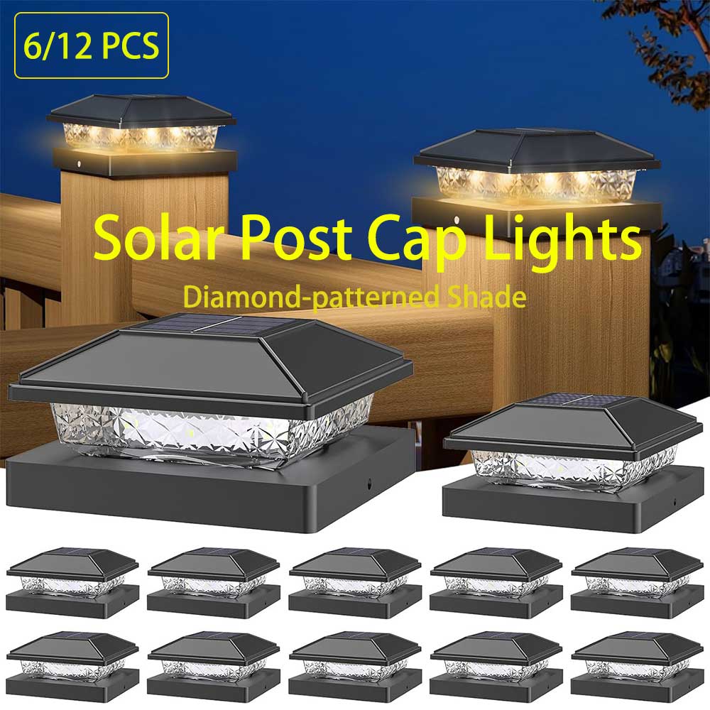 6/12X Outdoor Solar Post Cap L - đánh giá và giá Smart Garden Gate