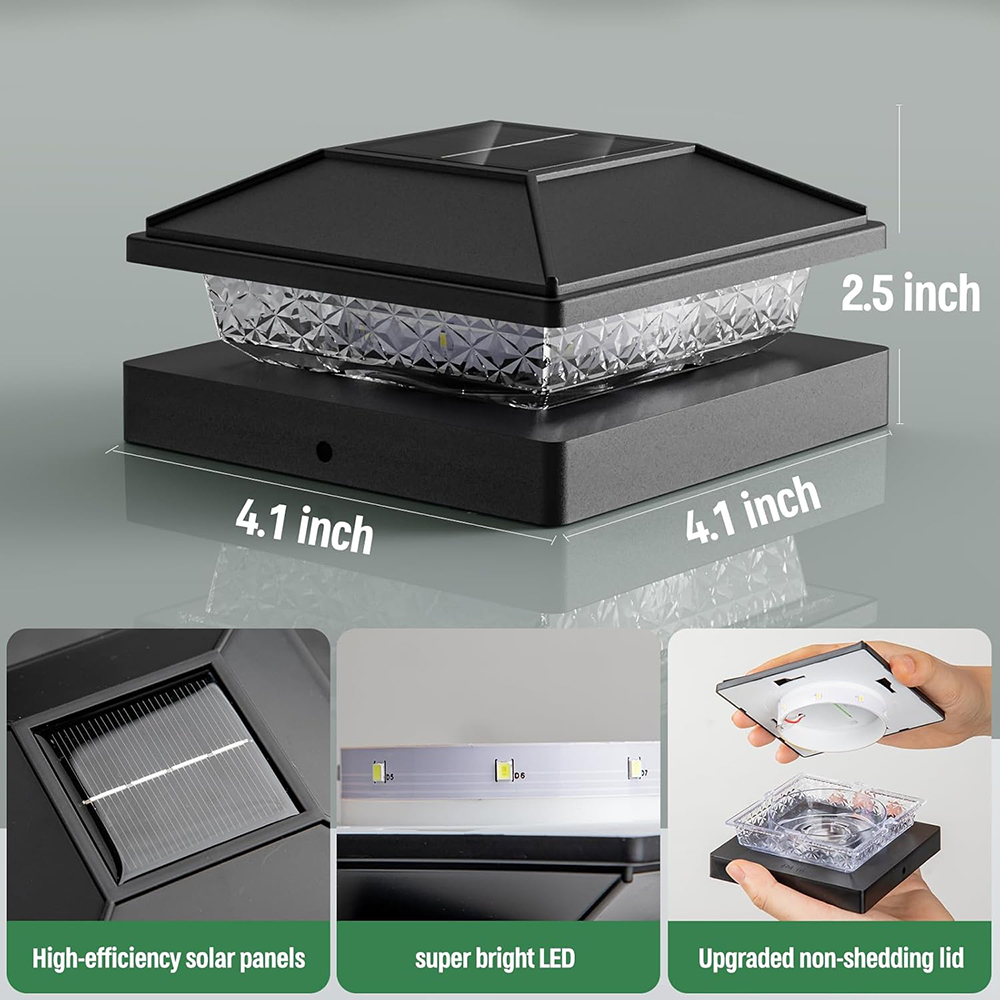 6/12X Outdoor Solar Post Cap L - đánh giá và giá Smart Garden Gate