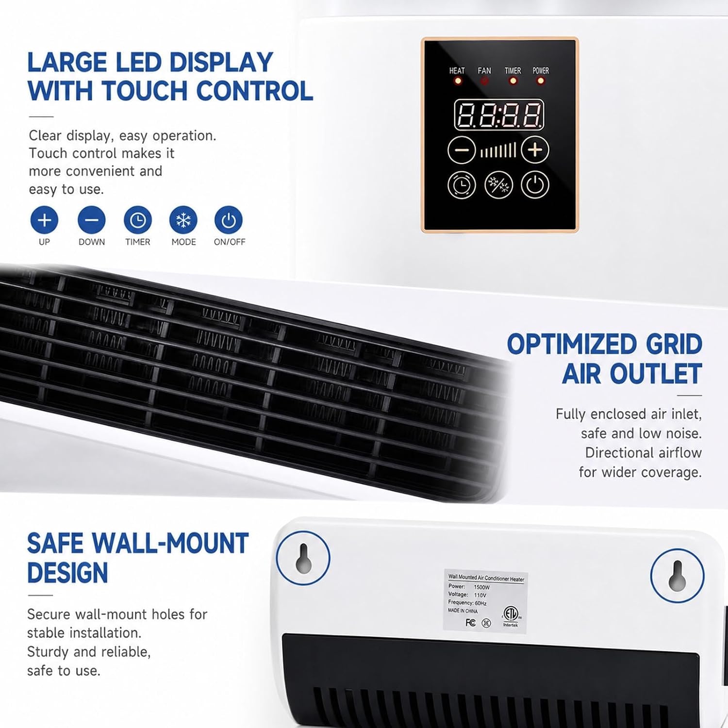 Wall Mounted Air Conditioner 2 - đánh giá và giá Smart Garden Rooms