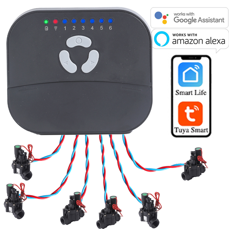6 Zone WIFI Connect Tuya Smart - đánh giá và giá Smart Garden Keeper