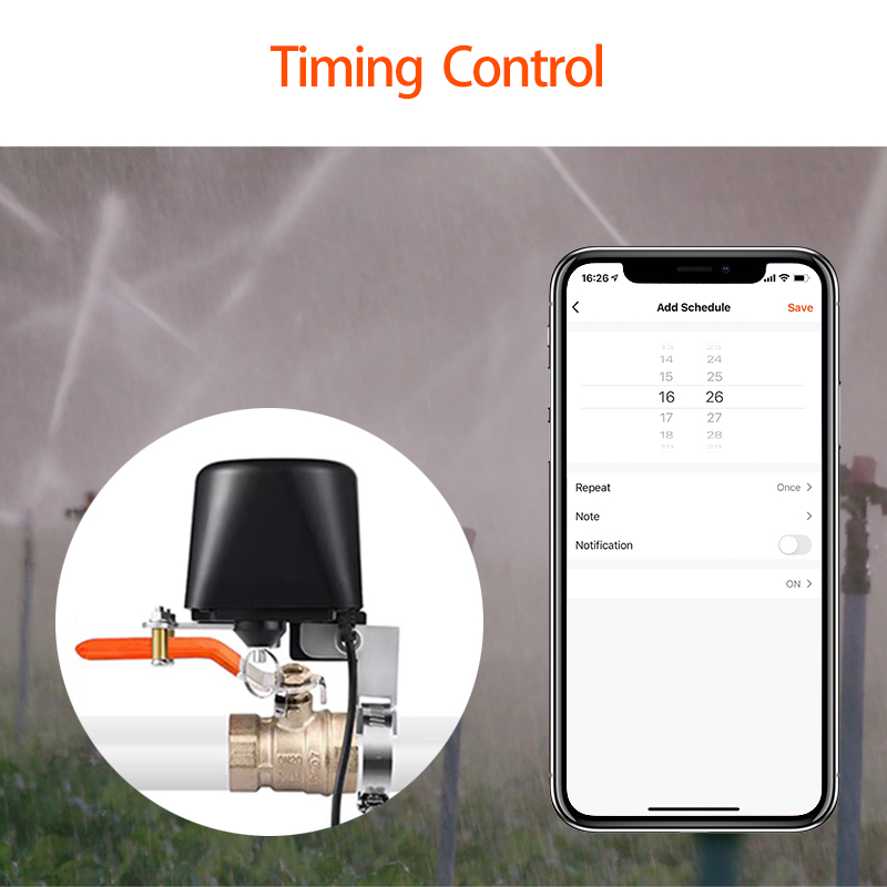 ZigBee Water/Gas Valve Remote  - đánh giá và giá Smart Garden Gate