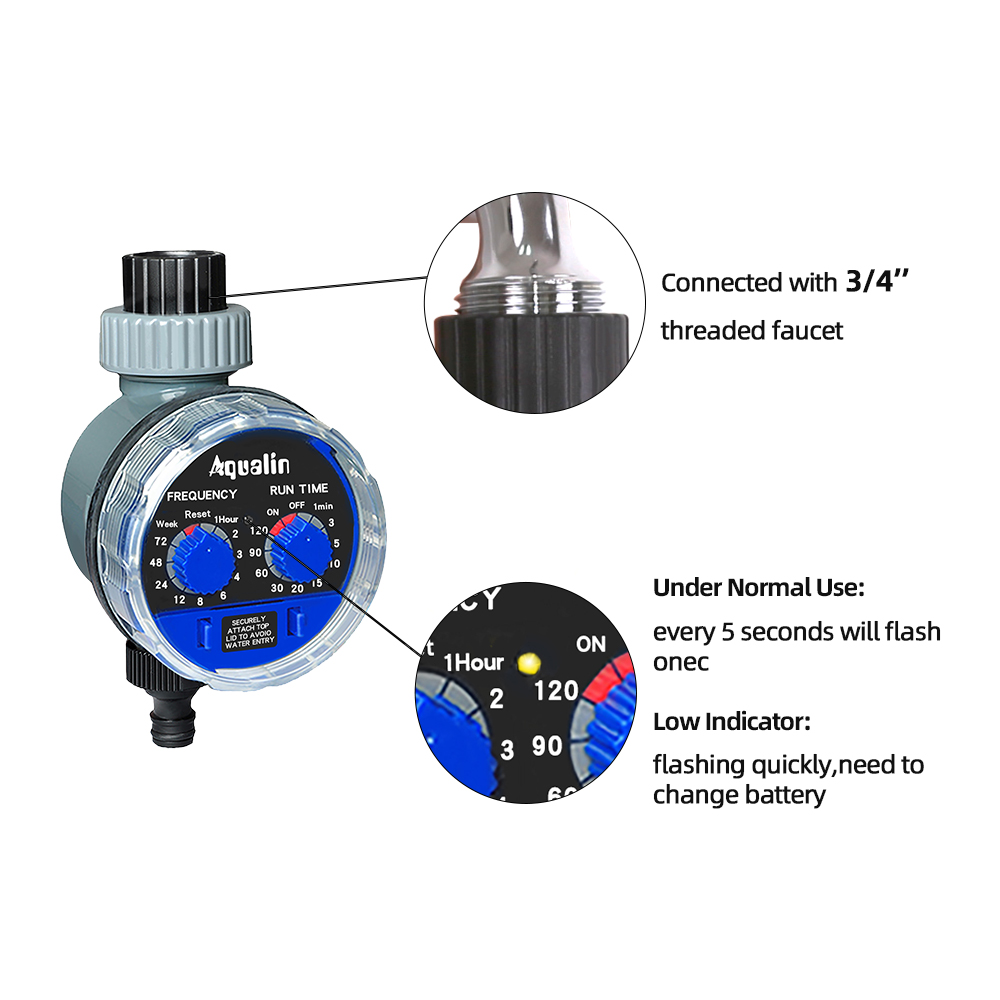 Garden Watering Timer Ball Val - đánh giá và giá Smart Garden Irrigation