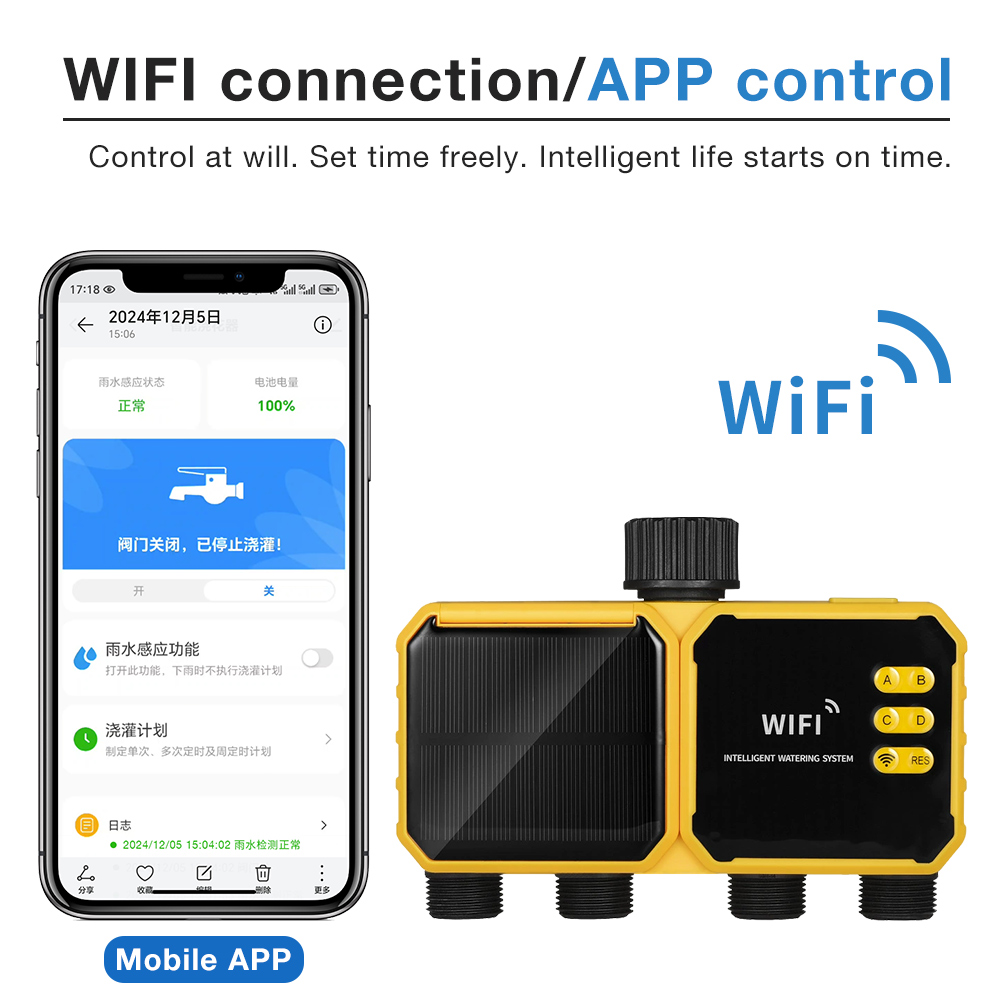 WiFi Solar Irrigation Timer 1/ - đánh giá và giá Smart Garden Keeper