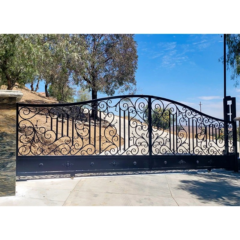 Luxury Electric Wrought Iron S - đánh giá và giá Smart Garden Gate