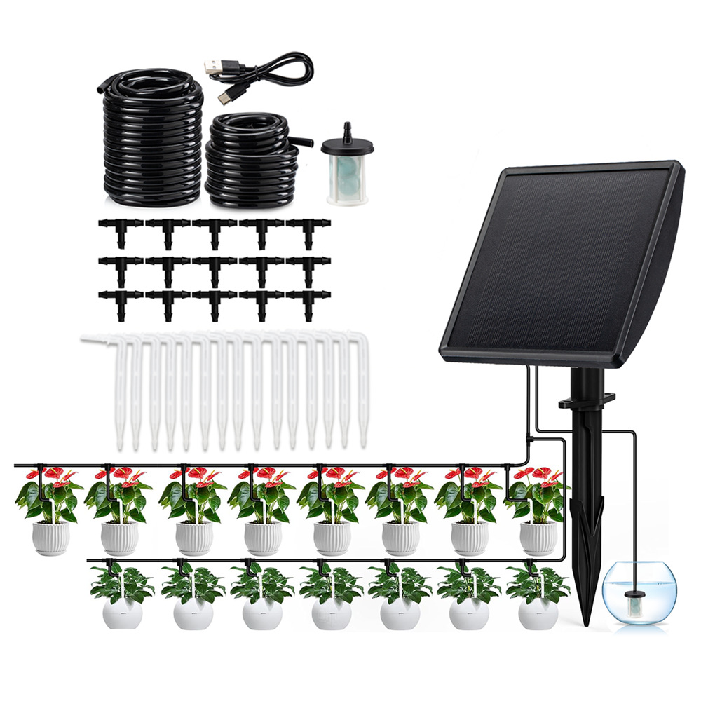 Solar Automatic Drip Irrigatio - đánh giá và giá Smart Garden Irrigation