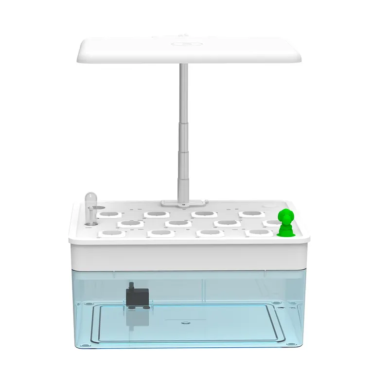 12 Pod Hydroponic System Acryl - đánh giá và giá Aquaponics Home Kit