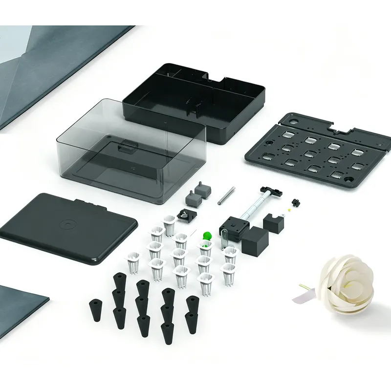 12 Pod Hydroponic System Acryl - đánh giá và giá Aquaponics Home Kit
