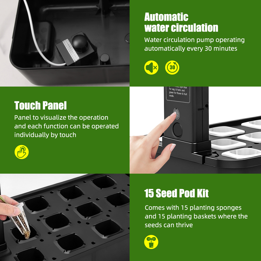 【Hot】15-Pods Indoor Hydroponic - đánh giá và giá Smart Pod Garden