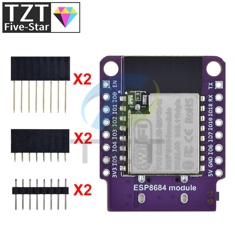 Wemos D1 Mini ESP8266 ESP32 ES - đánh giá và giá Smart Garden Esp32